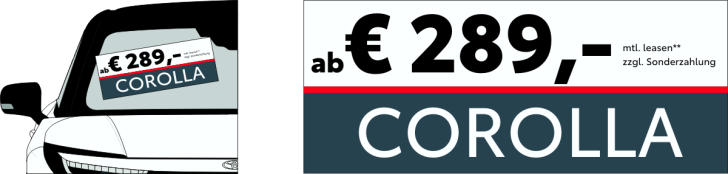 Modell Leasing Auspreisung Nr 3246